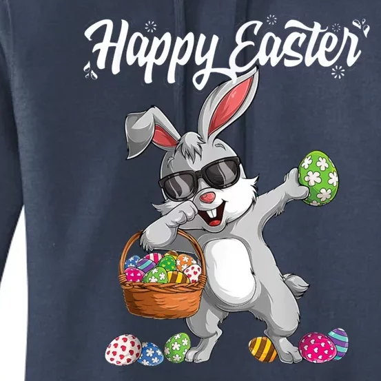 Dabbing Rabbit Easter Day Eggs Dab Boys Girls Gift Bunny Women's Pullover Hoodie