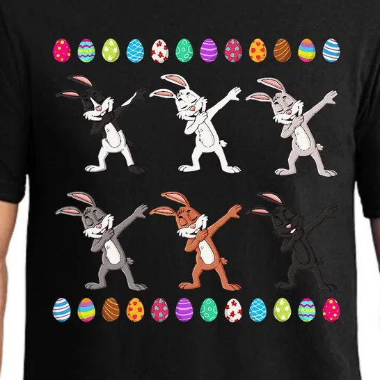 Dabbing Rabbits Easter Day Eggs Dab Pajama Set