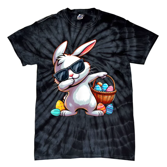 Dabbing Rabbit Easter Day Tie-Dye T-Shirt