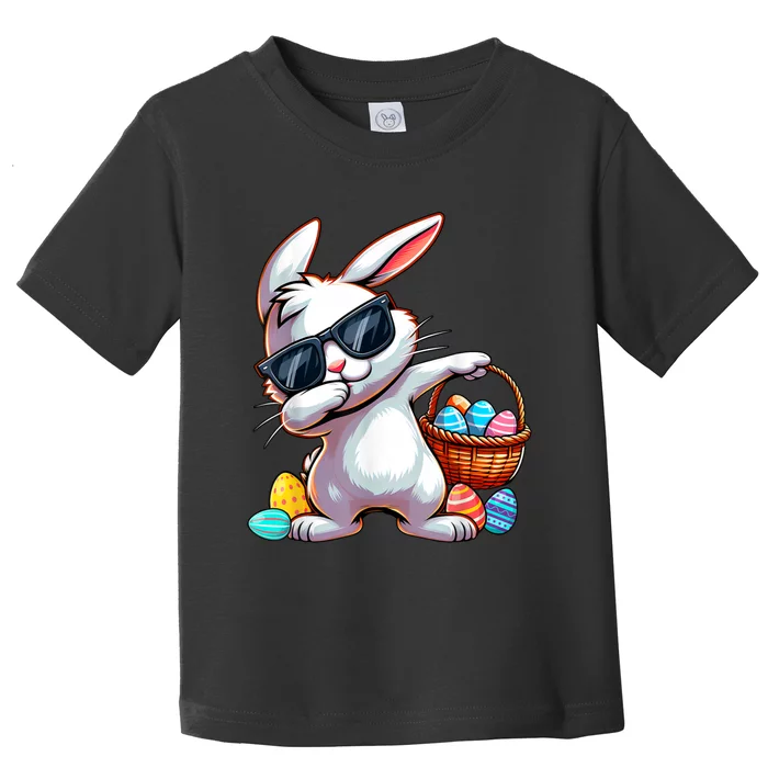 Dabbing Rabbit Easter Day Toddler T-Shirt