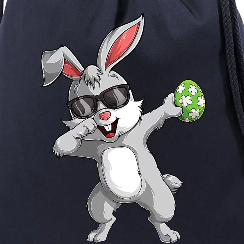 Dabbing Rabbit Easter Day Eggs Dab Gift Bunny Gift Drawstring Bag