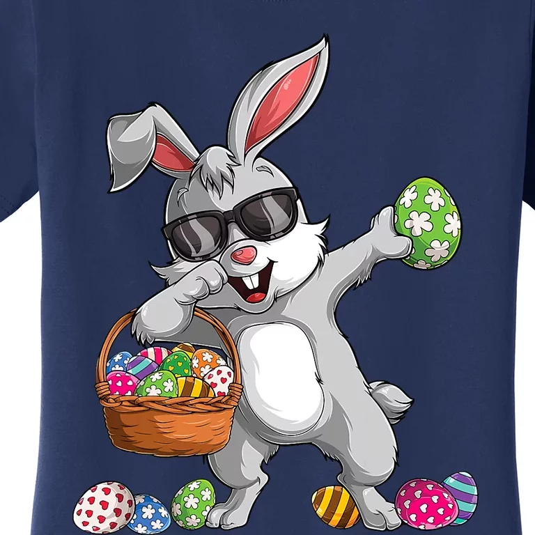 Dabbing Rabbit Easter Day Eggs Dab Gift Bunny Women's T-Shirt