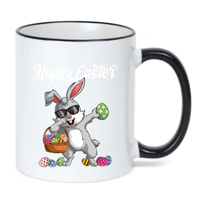 Dabbing Rabbit Easter Day Eggs Dab Boys Girls Kid Gift Bunny Gift Black Color Changing Mug