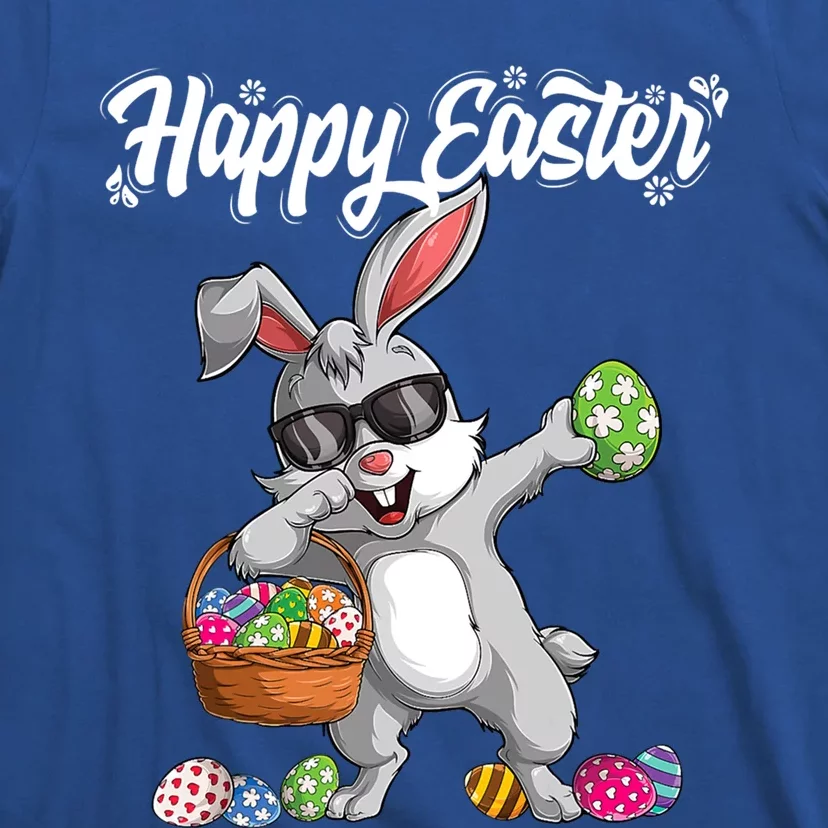 Dabbing Rabbit Easter Day Eggs Dab Boys Girls Kid Gift Bunny Gift T-Shirt