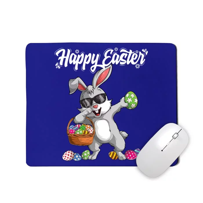 Dabbing Rabbit Easter Day Eggs Dab Boys Girls Kid Gift Bunny Gift Mousepad