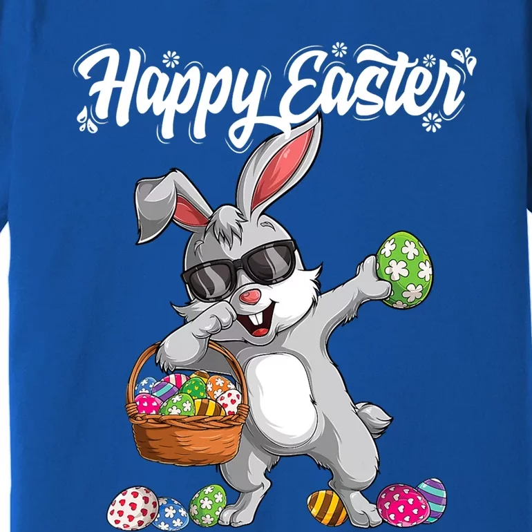 Dabbing Rabbit Easter Day Eggs Dab Boys Girls Kid Gift Bunny Gift Premium T-Shirt