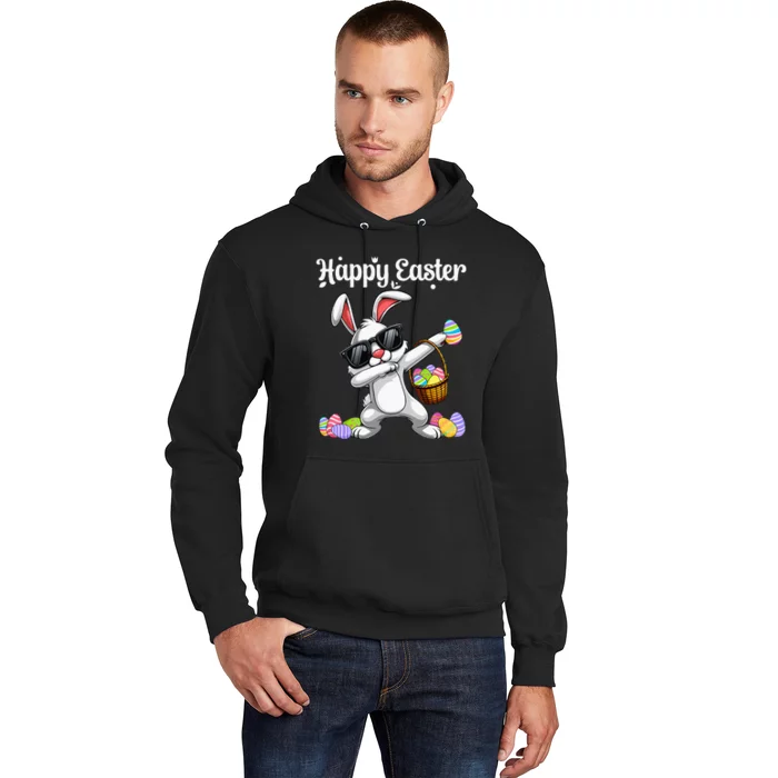 Dabbing Rabbit Easter Day Eggs Dab Hoodie