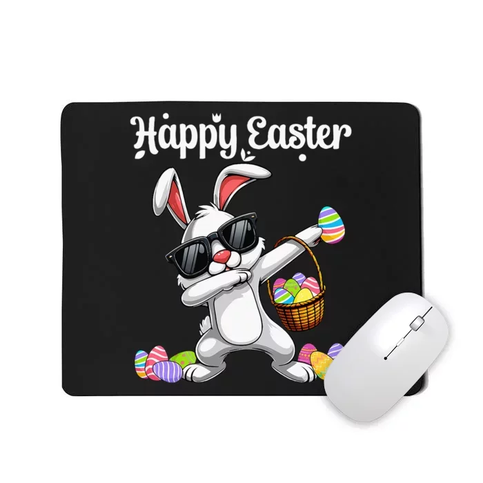 Dabbing Rabbit Easter Day Eggs Dab Mousepad