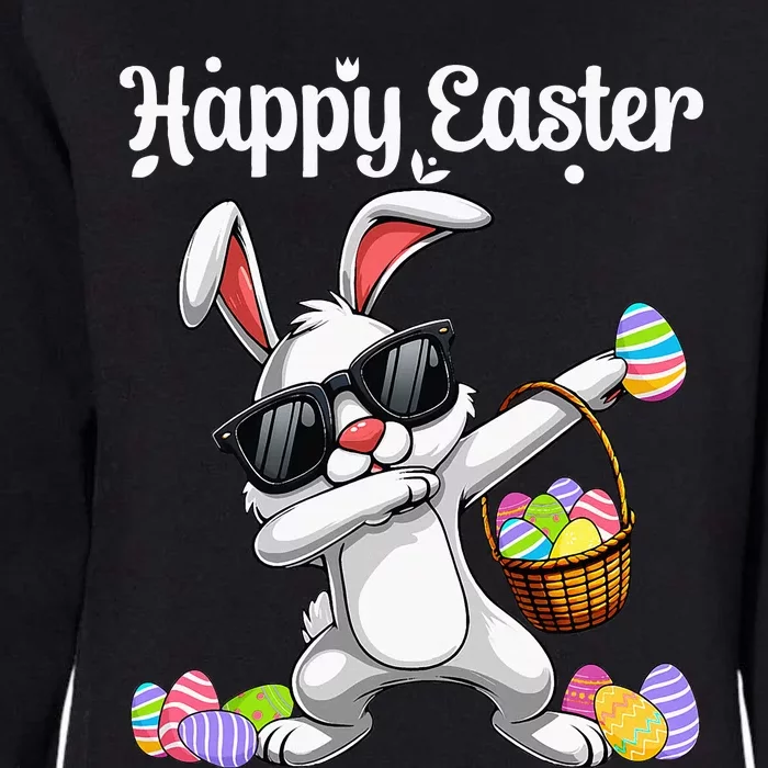 Dabbing Rabbit Easter Day Eggs Dab Womens California Wash Sweatshirt