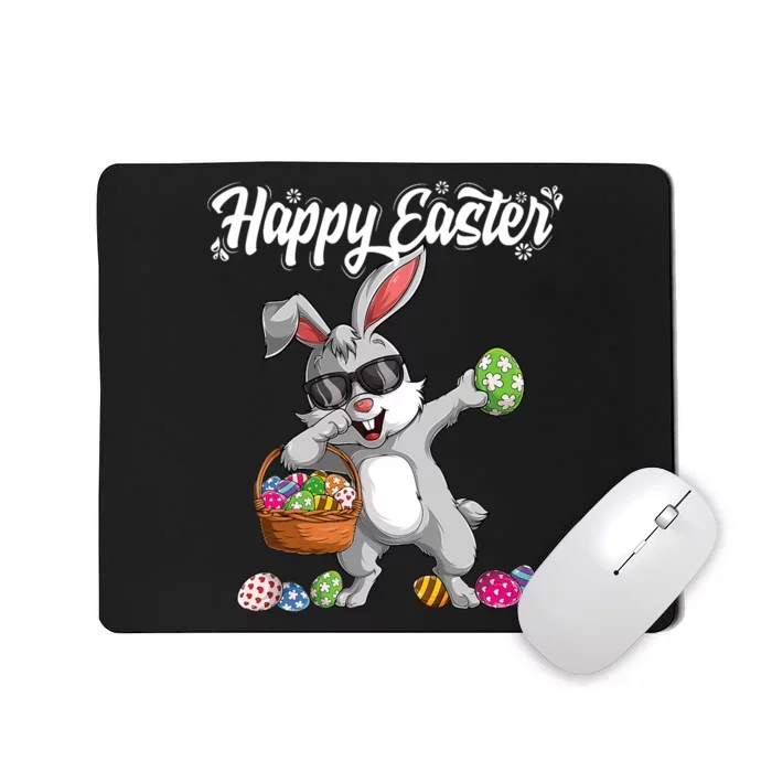 Dabbing Rabbit Easter Day Eggs Dab Gift Bunny Mousepad