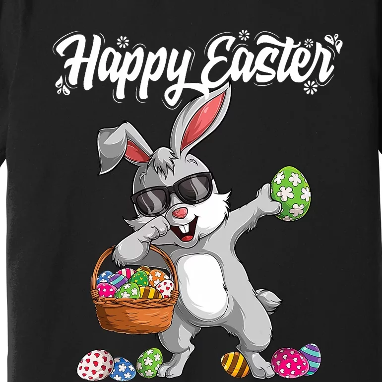 Dabbing Rabbit Easter Day Eggs Dab Gift Bunny Premium T-Shirt