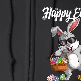 Dabbing Rabbit Easter Day Eggs Dab Gift Bunny Full Zip Hoodie