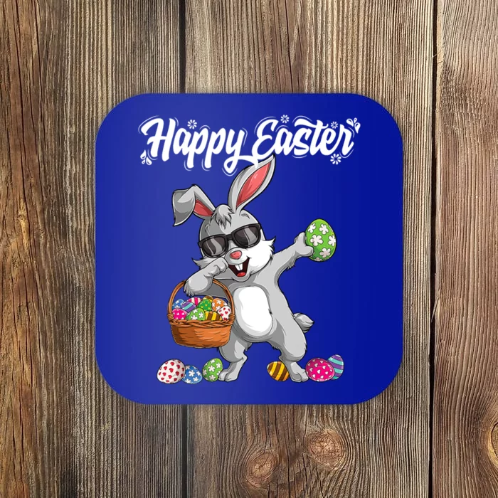 Dabbing Rabbit Easter Day Eggs Dab Boys Girls Kid Gift Bunny Gift Coaster