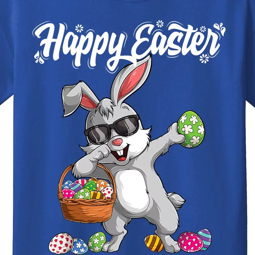 Dabbing Rabbit Easter Day Eggs Dab Boys Girls Kid Gift Bunny Gift Kids T-Shirt