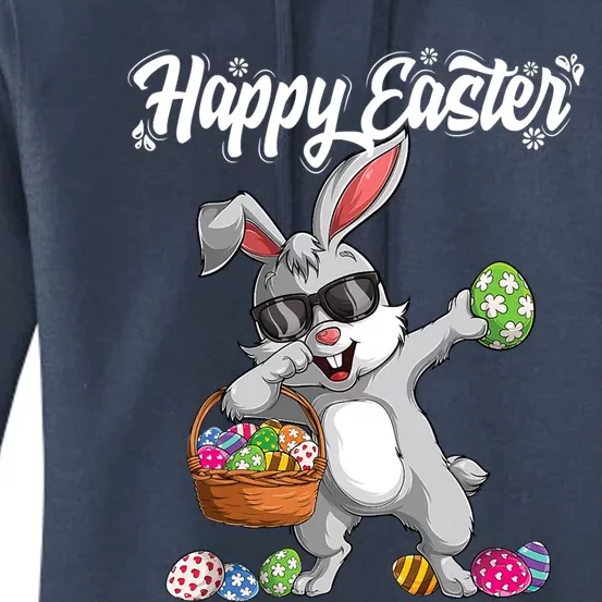 Dabbing Rabbit Easter Day Eggs Dab Boys Girls Kid Gift Bunny Gift Women's Pullover Hoodie