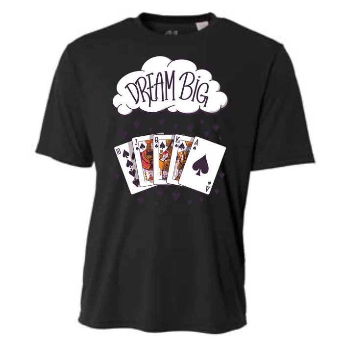 Dream Big Poker Hand Cooling Performance Crew T-Shirt