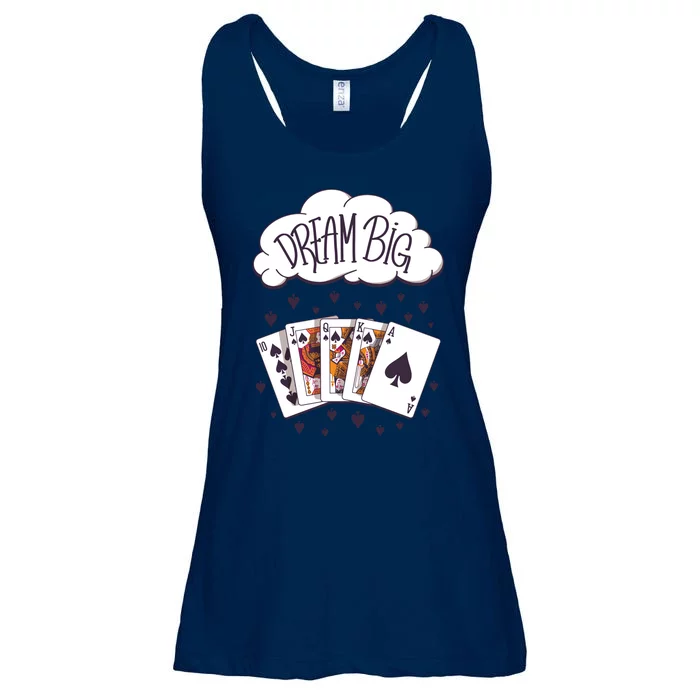 Dream Big Poker Hand Ladies Essential Flowy Tank