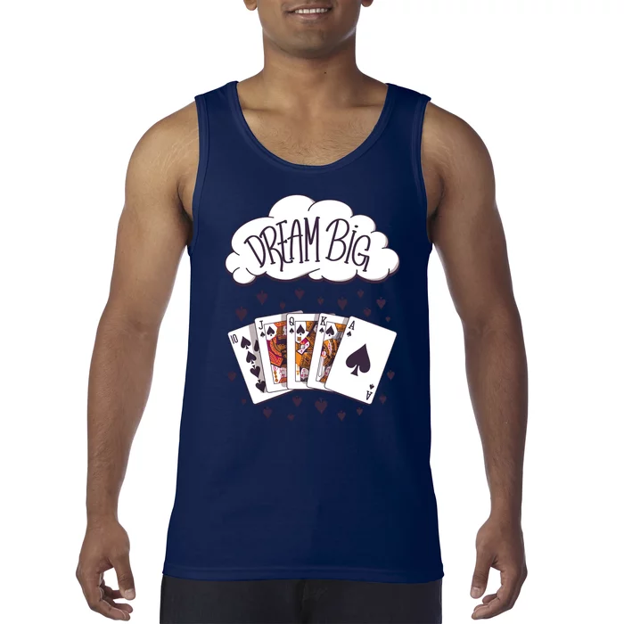 Dream Big Poker Hand Tank Top