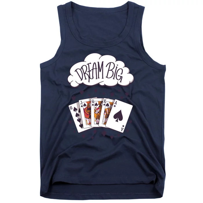 Dream Big Poker Hand Tank Top