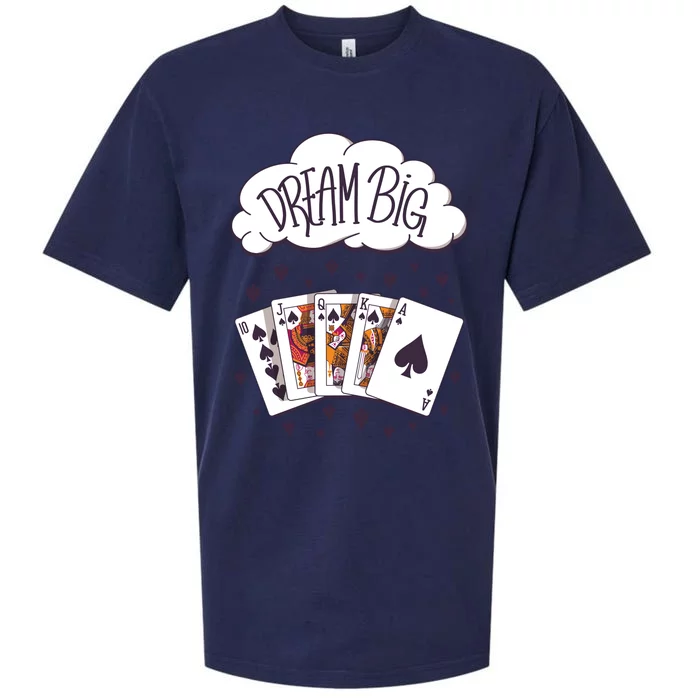 Dream Big Poker Hand Sueded Cloud Jersey T-Shirt