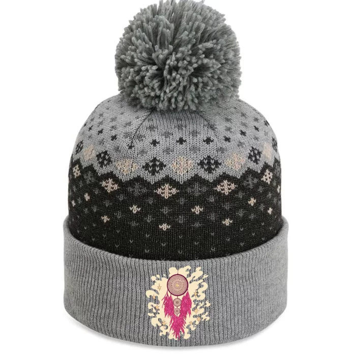 Dream Catcher Moon The Baniff Cuffed Pom Beanie