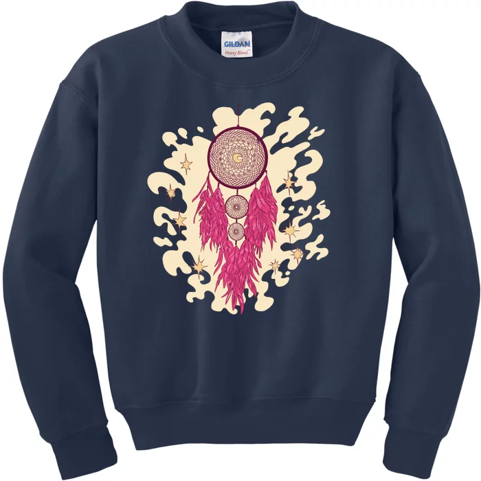 Dream Catcher Moon Kids Sweatshirt