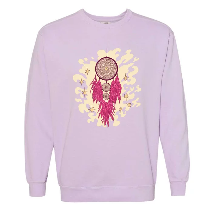 Dream Catcher Moon Garment-Dyed Sweatshirt