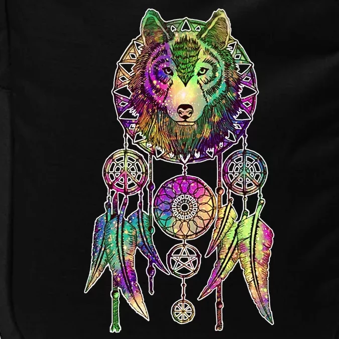 Dream Catcher Wolf Galaxy Impact Tech Backpack