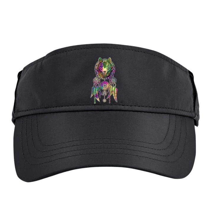 Dream Catcher Wolf Galaxy Adult Drive Performance Visor