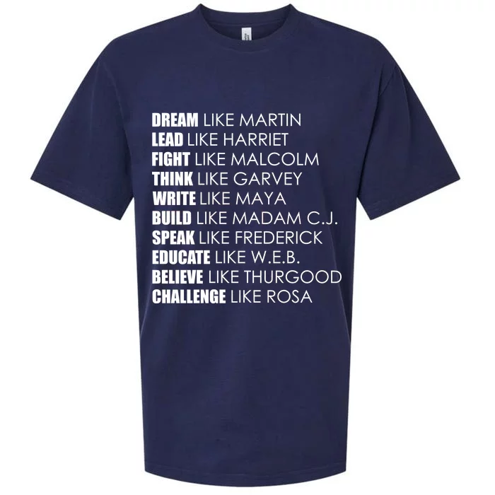 Dream Lead Fight Think Write Build Speak Educate Believe Challenge Sueded Cloud Jersey T-Shirt