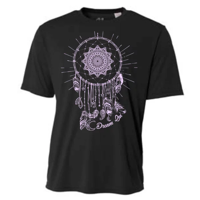 Dream On Native American Dream Catcher Cooling Performance Crew T-Shirt