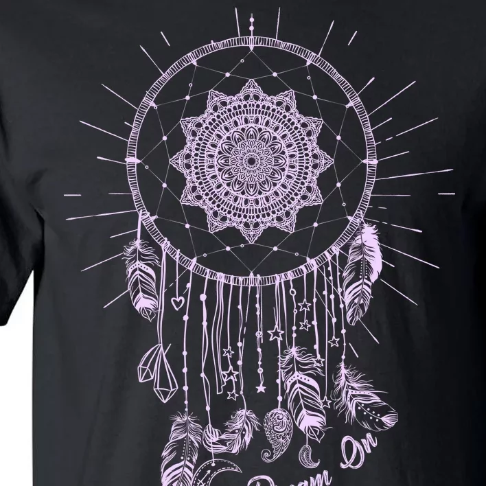 Dream On Native American Dream Catcher Tall T-Shirt