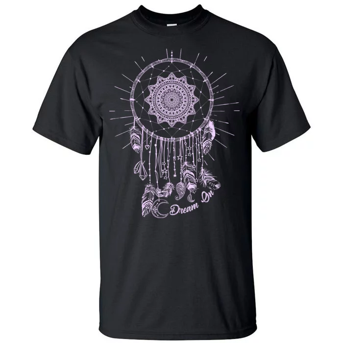 Dream On Native American Dream Catcher Tall T-Shirt