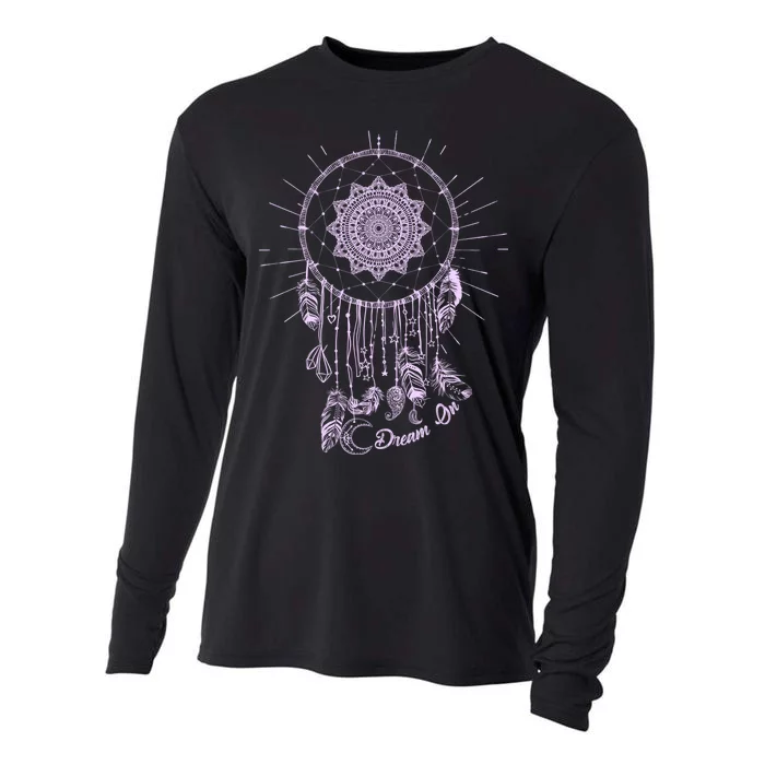 Dream On Native American Dream Catcher Cooling Performance Long Sleeve Crew