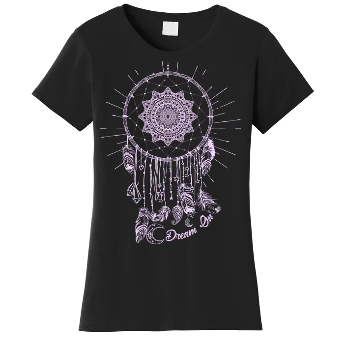 Dream On Native American Dream Catcher Women's T-Shirt