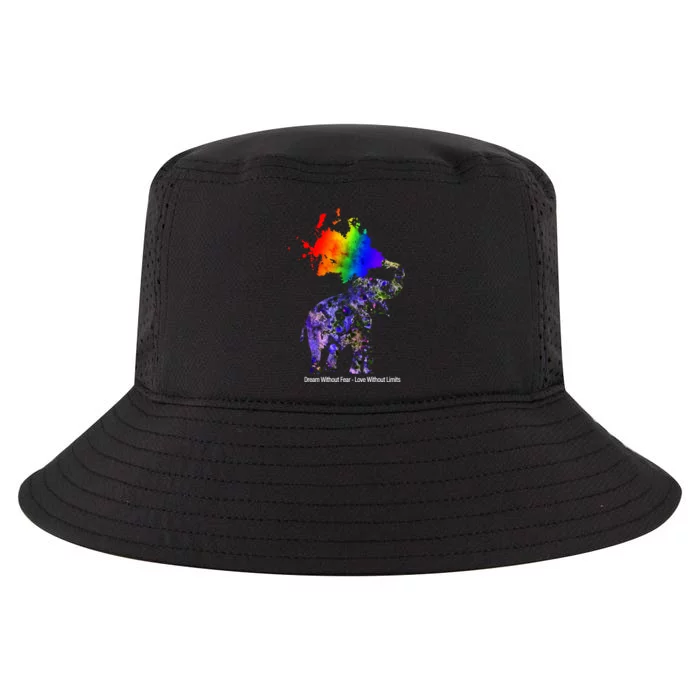 Dream Without Fear Elephant LGBT Cool Comfort Performance Bucket Hat