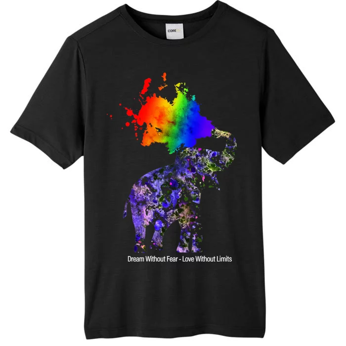 Dream Without Fear Elephant LGBT ChromaSoft Performance T-Shirt