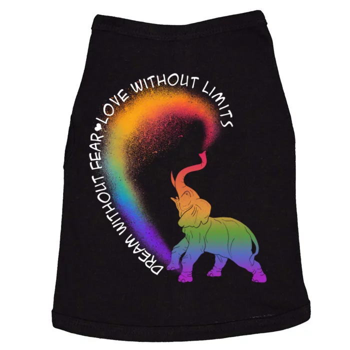 Dream Without Fear Love Without Limits LGBT Doggie Tank