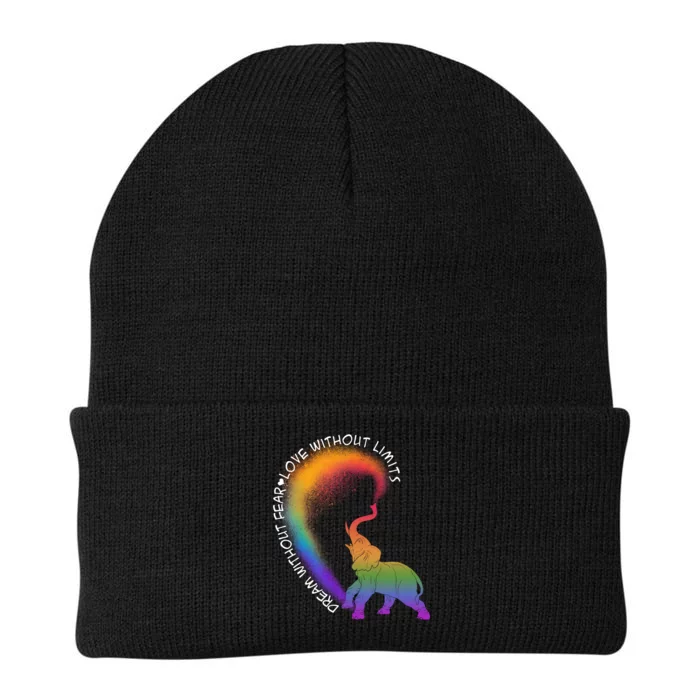 Dream Without Fear Love Without Limits LGBT Knit Cap Winter Beanie