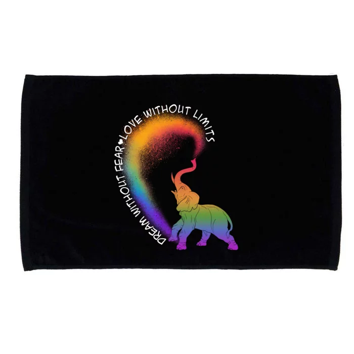 Dream Without Fear Love Without Limits LGBT Microfiber Hand Towel