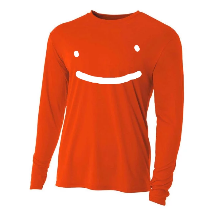 Dreamy Smiley Face Cooling Performance Long Sleeve Crew