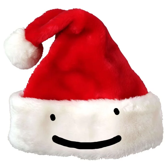 Dreamy Smiley Face Premium Christmas Santa Hat