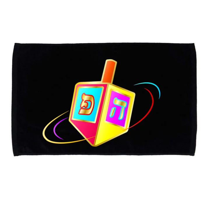 Dreidel Hanukkah Festival of Lights Microfiber Hand Towel