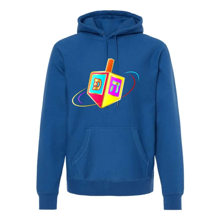 Dreidel Hanukkah Festival of Lights Premium Hoodie