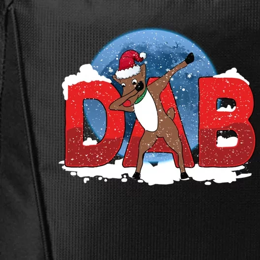 Dab Reindeer Funny Xmas Deer Dabbing Christmas Gift City Backpack