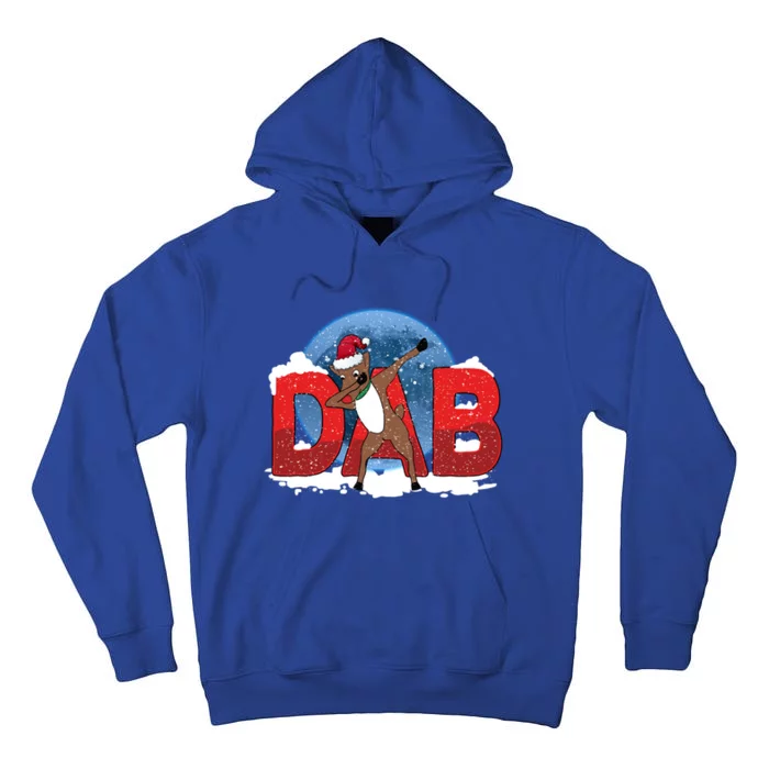 Dab Reindeer Funny Xmas Deer Dabbing Christmas Gift Tall Hoodie