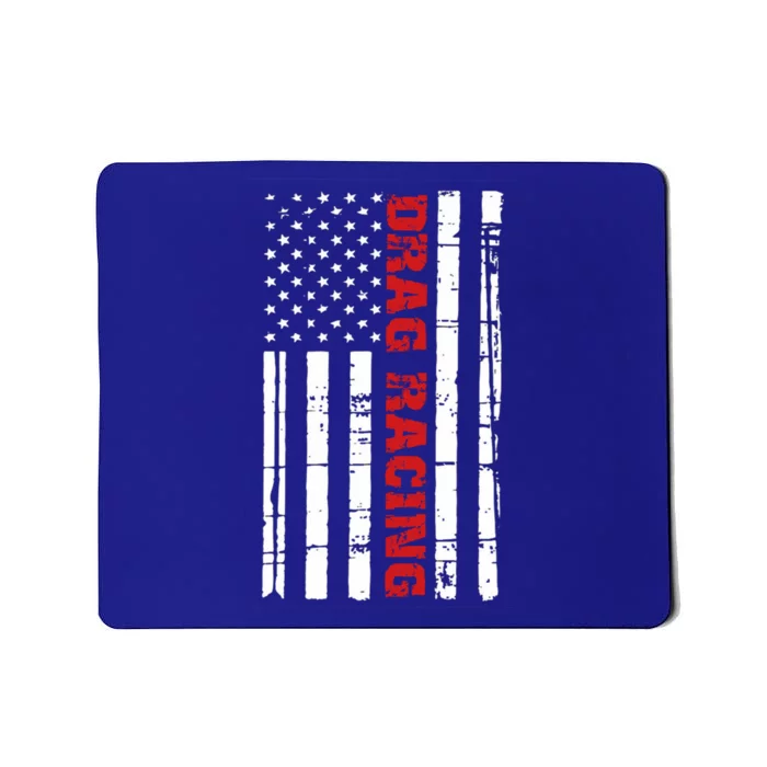 Drag Racing Flag Gift Street Drag Outlaws American Gift Mousepad