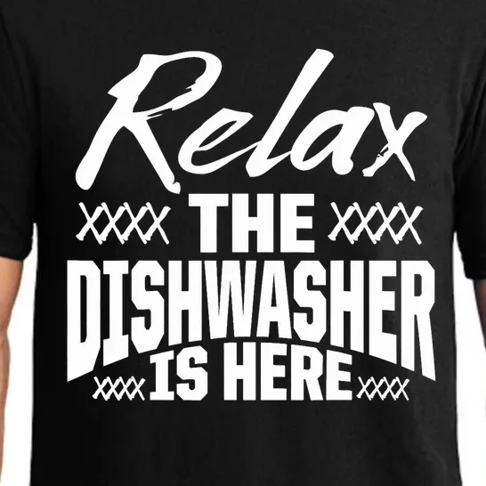 Dishwasher Relax Funny Dishwashing Gift Pajama Set