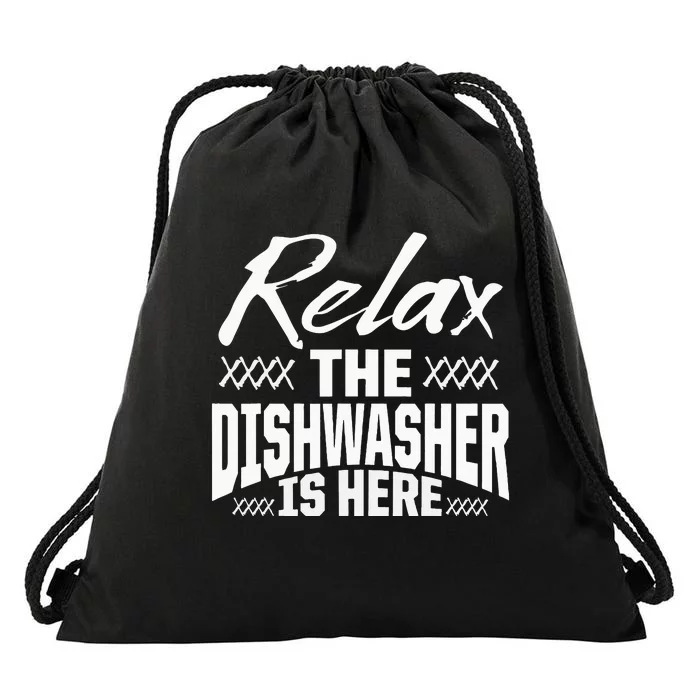 Dishwasher Relax Funny Dishwashing Gift Drawstring Bag