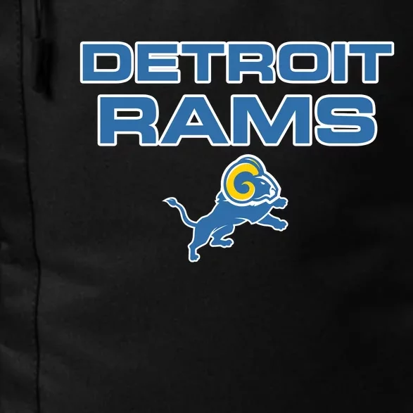 Detroit Rams Funny Daily Commute Backpack